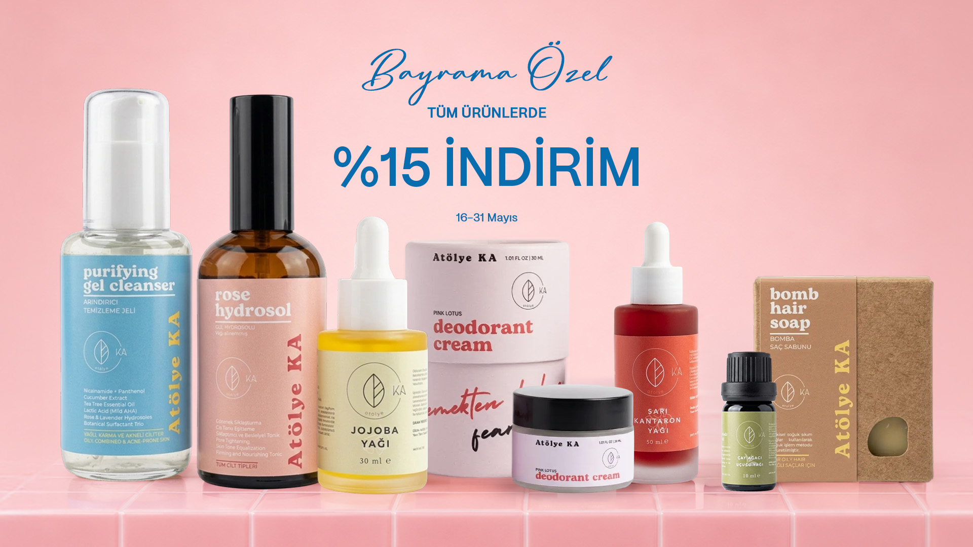 Bayrama Özel %15 İndirim