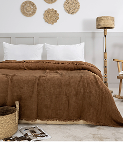 Müslin Yatak Örtüsü