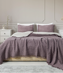 Müslin Yatak Örtüsü & Müslin Yastık Kılıfı