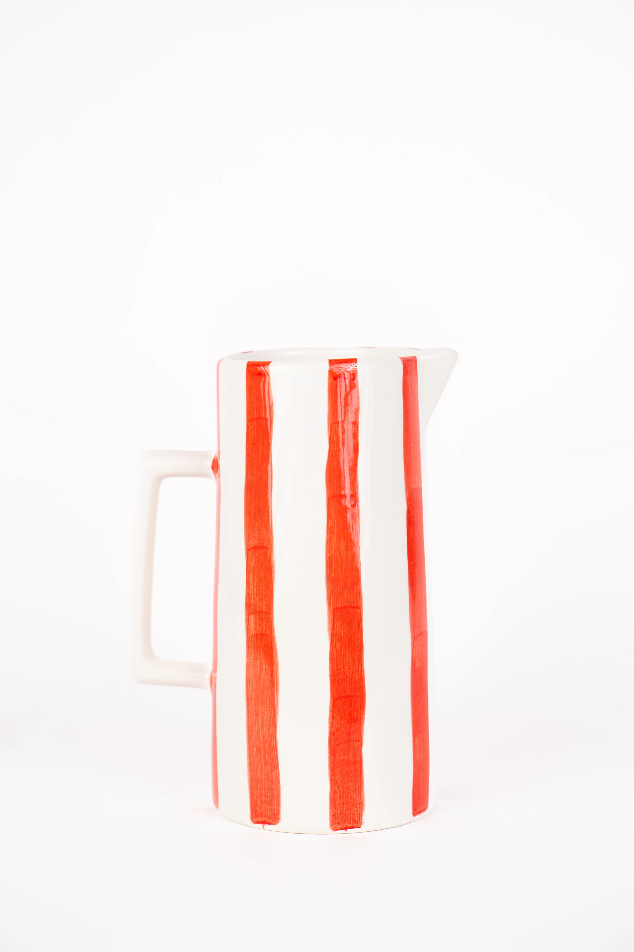 Çift Renkli Seramik Sürahi/Vazo