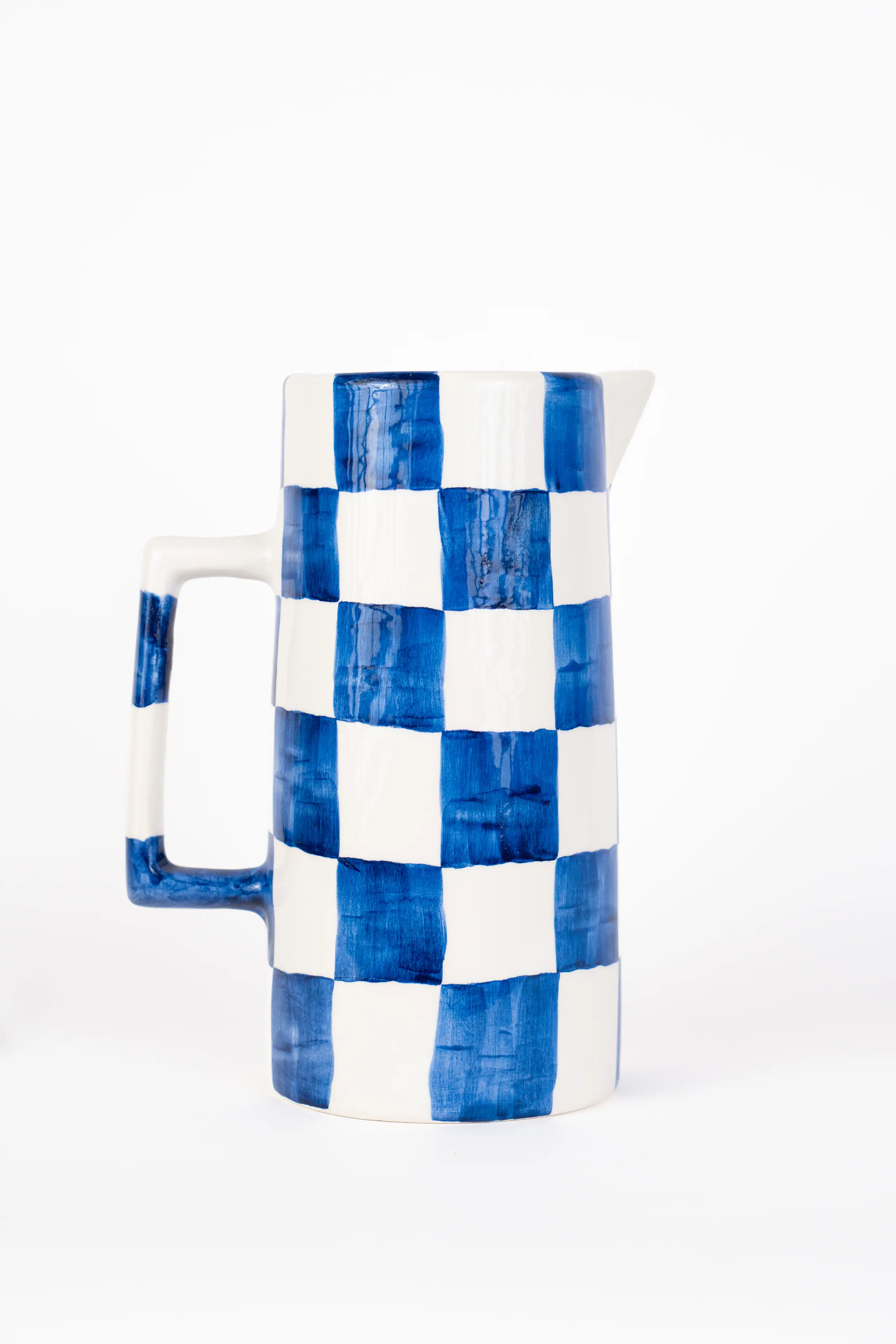 Çift Renkli Seramik Sürahi/Vazo