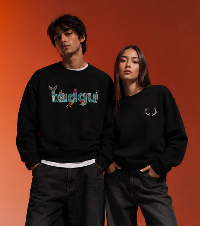 Baskılı sweatshirt