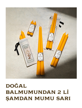 Doğal Balmumundan Şamdan Mumu